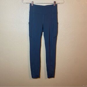 Lululemon Womens Wunder Under High-Rise Tight 25" Size 4 first release dark grey